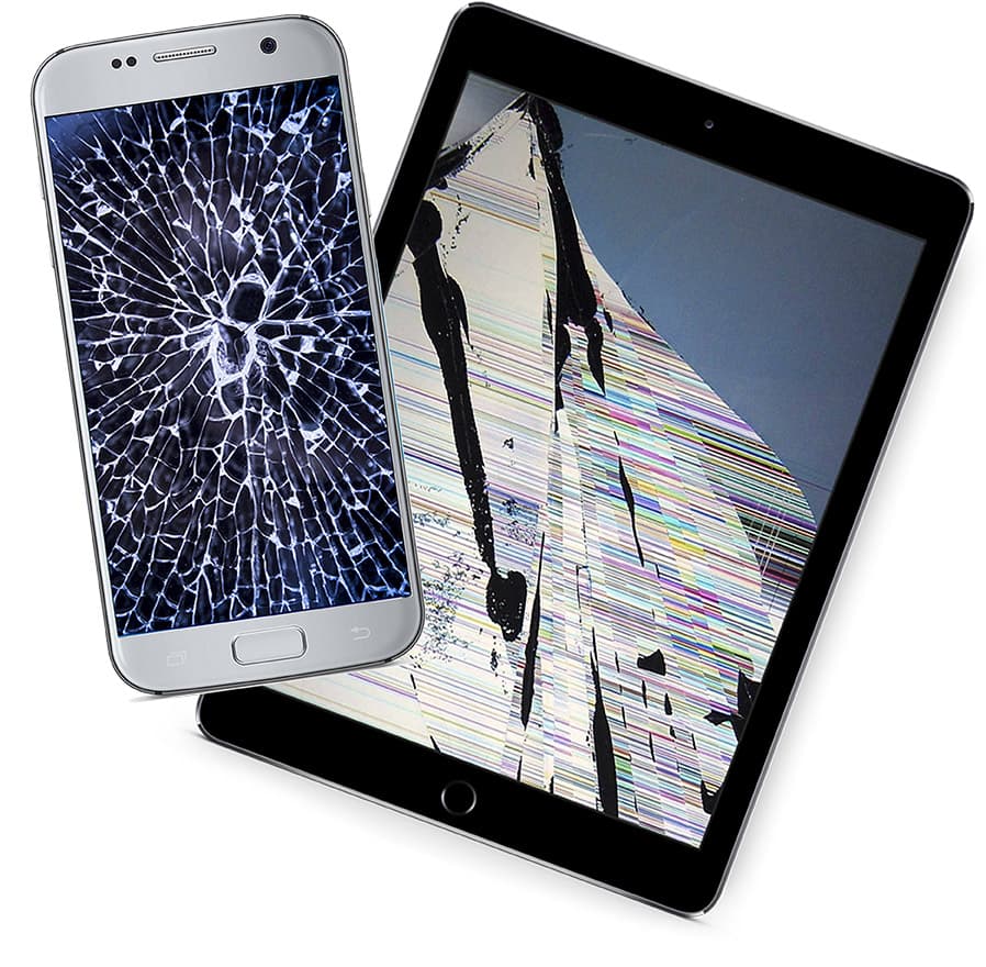 Devices with broken screens