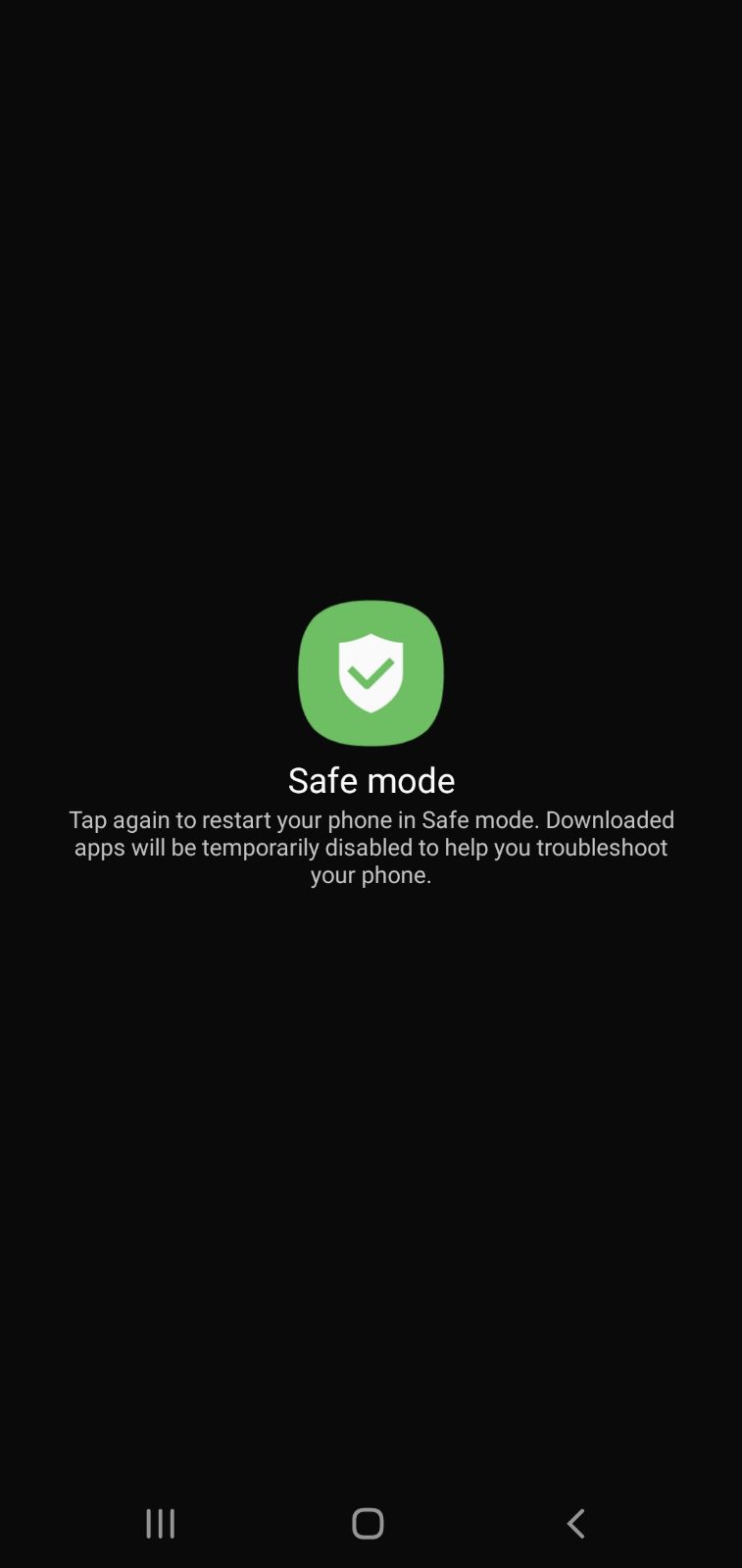 Safe mode on Android